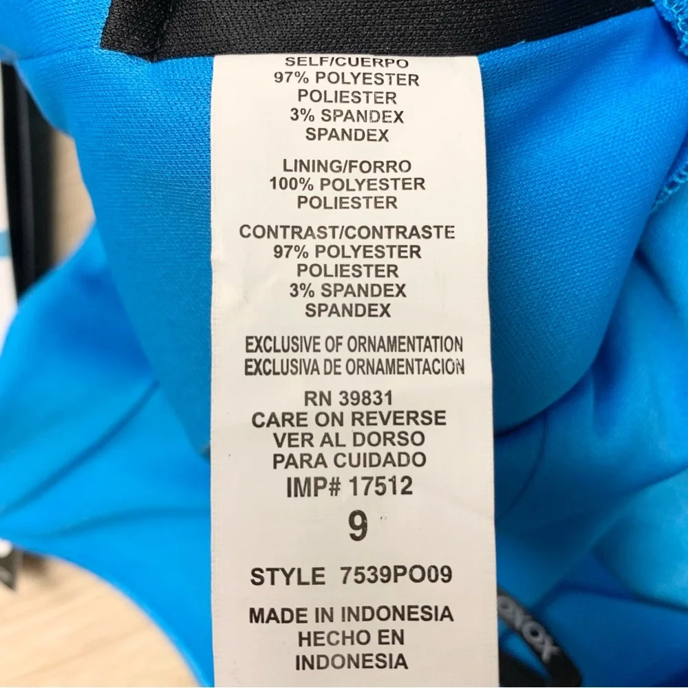 XOXO Blue Satin Dress Size 9 Juniors Special Occasion Formal Party Hoco 90s‎ Y2K